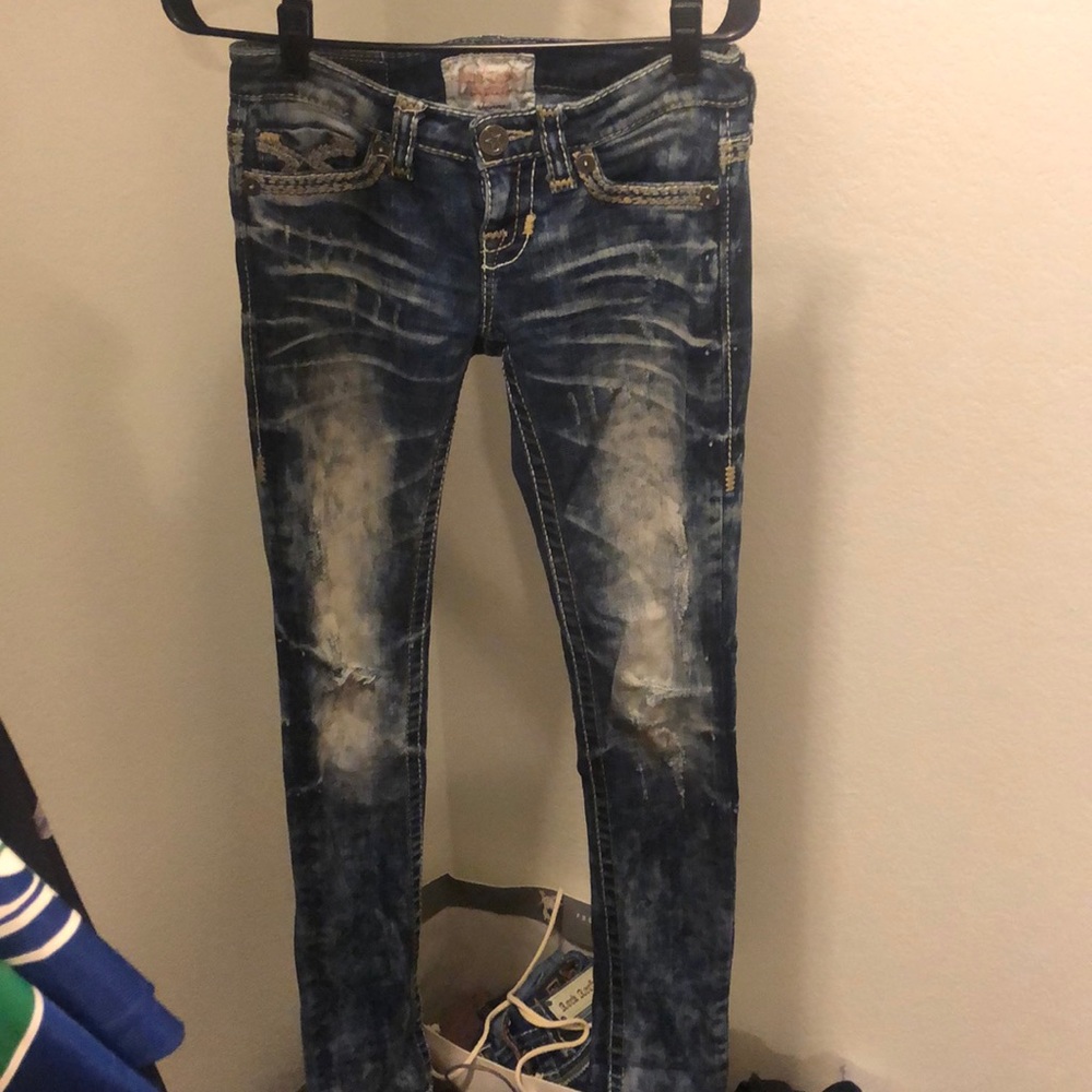 Distressed Big Star Jeans